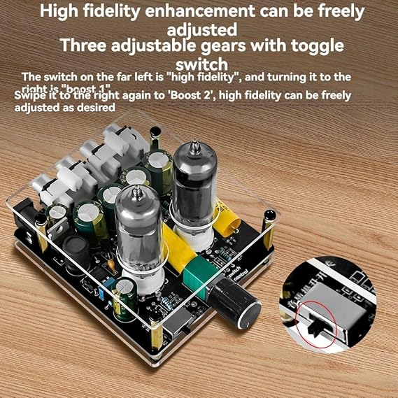 Audio Amplifier 6j3 Vacuum Tube and HIFI Preamp DC Input Bio-Buffer Speaker Upgraded Home Theater DIY
