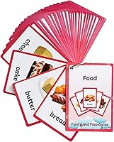 Vista 24 de Lilias Tarjetas flash – Tarjeta de bolsillo con palabras en inglés para niños pequeños, juguetes de aprendizaje, suministros para jardín