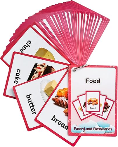 Miniatura 23 de Lilias Tarjetas flash – Tarjeta de bolsillo con palabras en inglés para niños pequeños, juguetes de aprendizaje, suministros para jardín