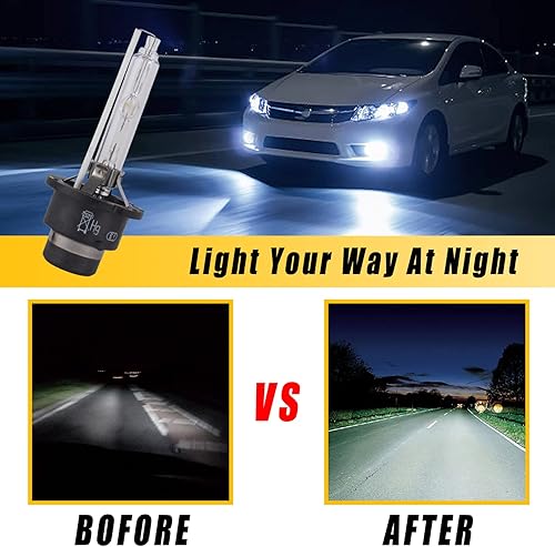 Miniatura 4 de Boine Faro de balasto HID de xenón con módulo de montaje de bombilla D2S compatible con Infiniti Nissan Altima 350z 370z Rogue Murano Infiniti G35