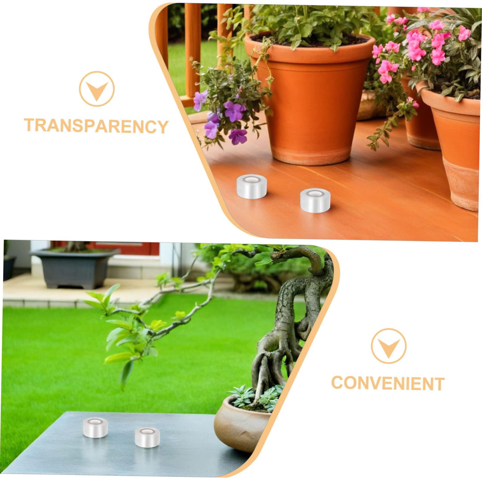 TOYANDONA 10rollen Transparentes Veredelungsband Pflanzenversiegelungsband Für Obstbäume Und Gartenwerkzeuge Zum Veredeln Von Blumen Gemüse Und Baumzweigen Dehnbares Pflanzenband Für