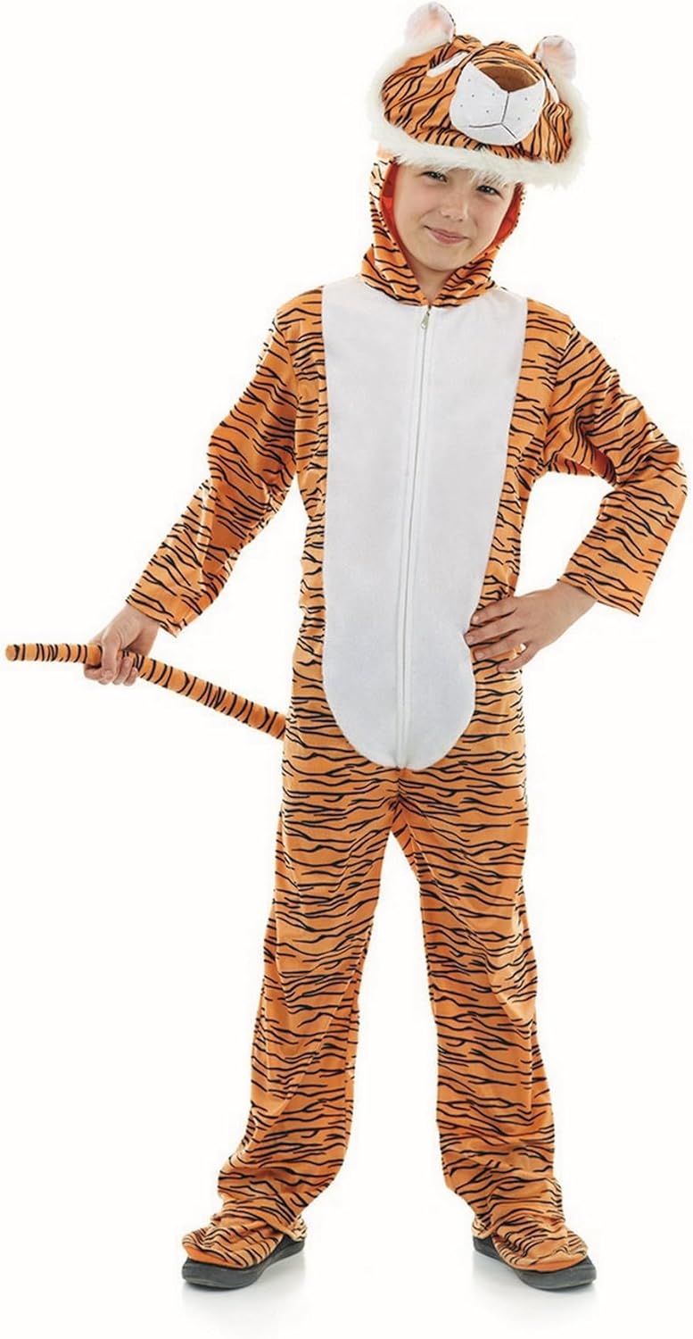 fun shack Tiger Costume for Kids, Boys Tiger Costume, Book Characters Costumes for Kids, Storybook Character Costumes