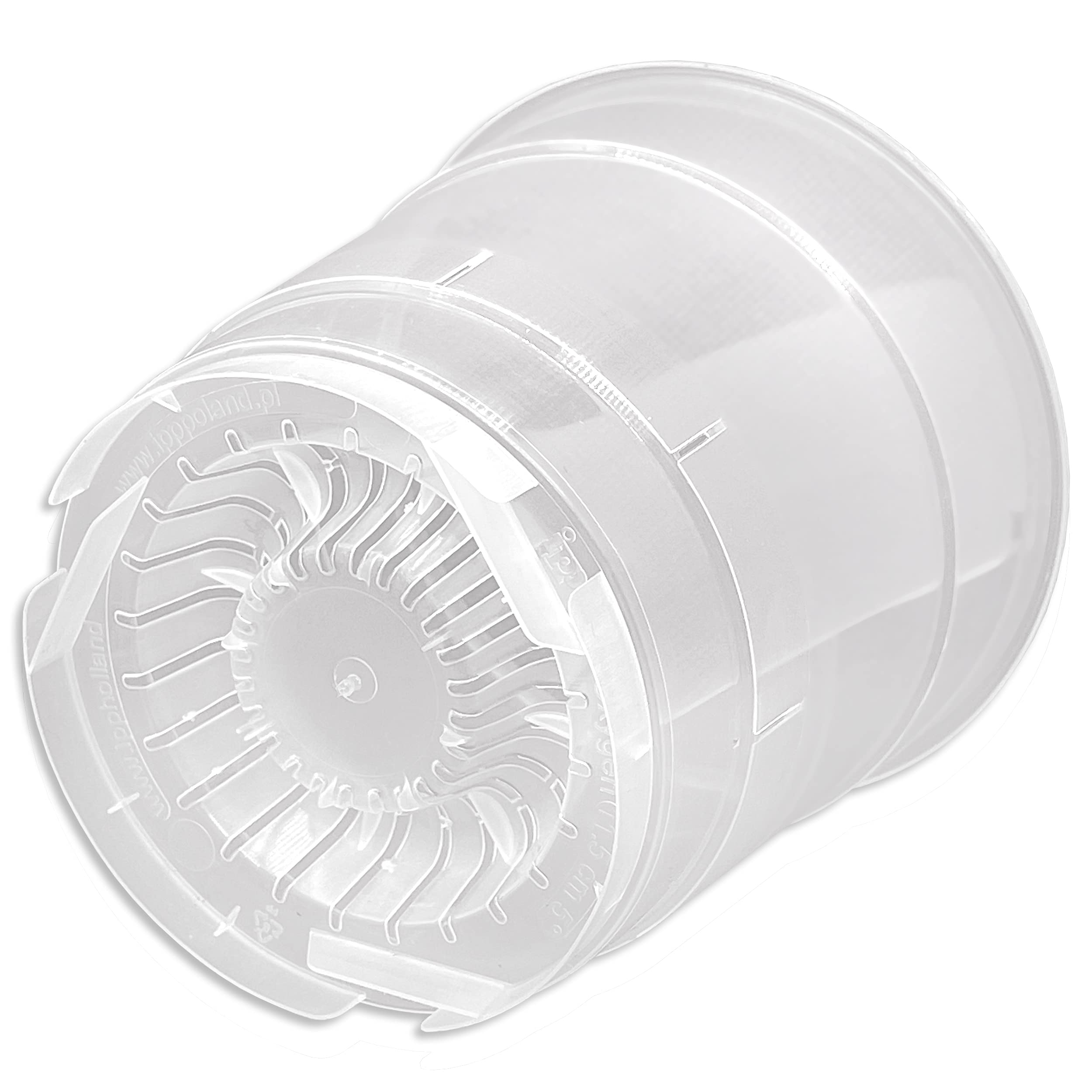 Vaso per orchidee cm 17 trasparente