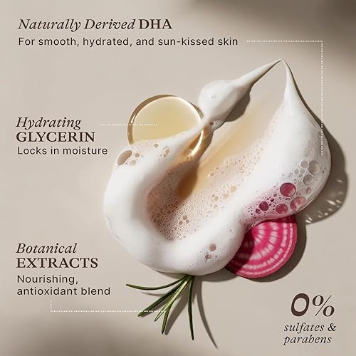 Miniatura 7 de Kit de mousse autobronceador, fabricado en Estados Unidos con ingredientes naturales y orgánicos, mousse y manopla autobronceadora, kit de