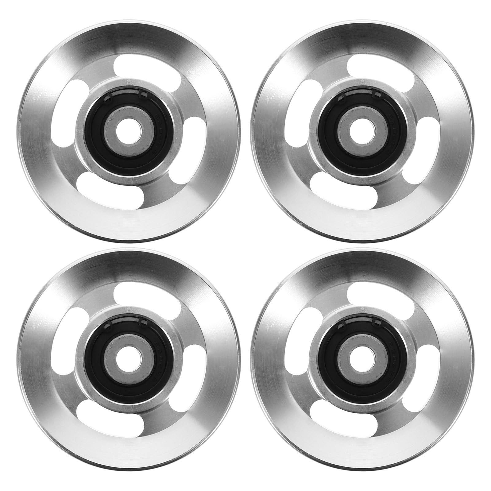 Poleas para Levantamiento de Pesas de Aleación de Aluminio, 4 Piezas Silenciosas para Sistema de Poleas de Gimnasio Compatibilidad Versátil para Entrenamiento
