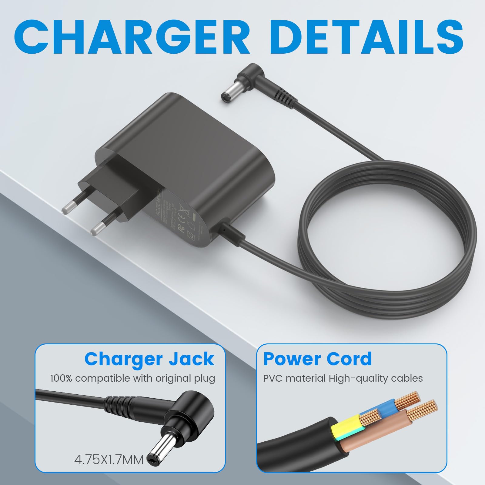 LabTEC Batteria agli ioni di litio per Dyson V11, 25,2 V, 3900 mAh, per Dyson V11 (tipo bottone) V15 SV15 SV16 SV22 con caricatore aspirapolvere (non per modelli a vite) con 1 copertura + 1 spazzola
