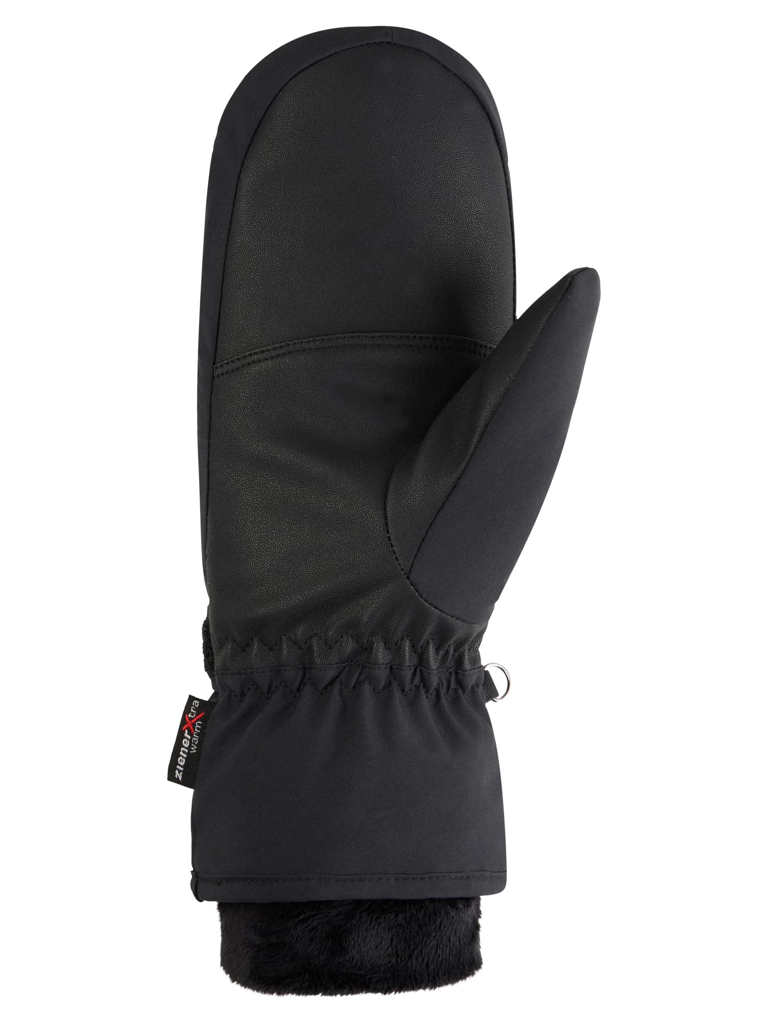 Ziener Damen KENDRIA-Z Ski-Fäustling/Wintersport | wasserdicht, Primaloft, warm, Black, 7,5