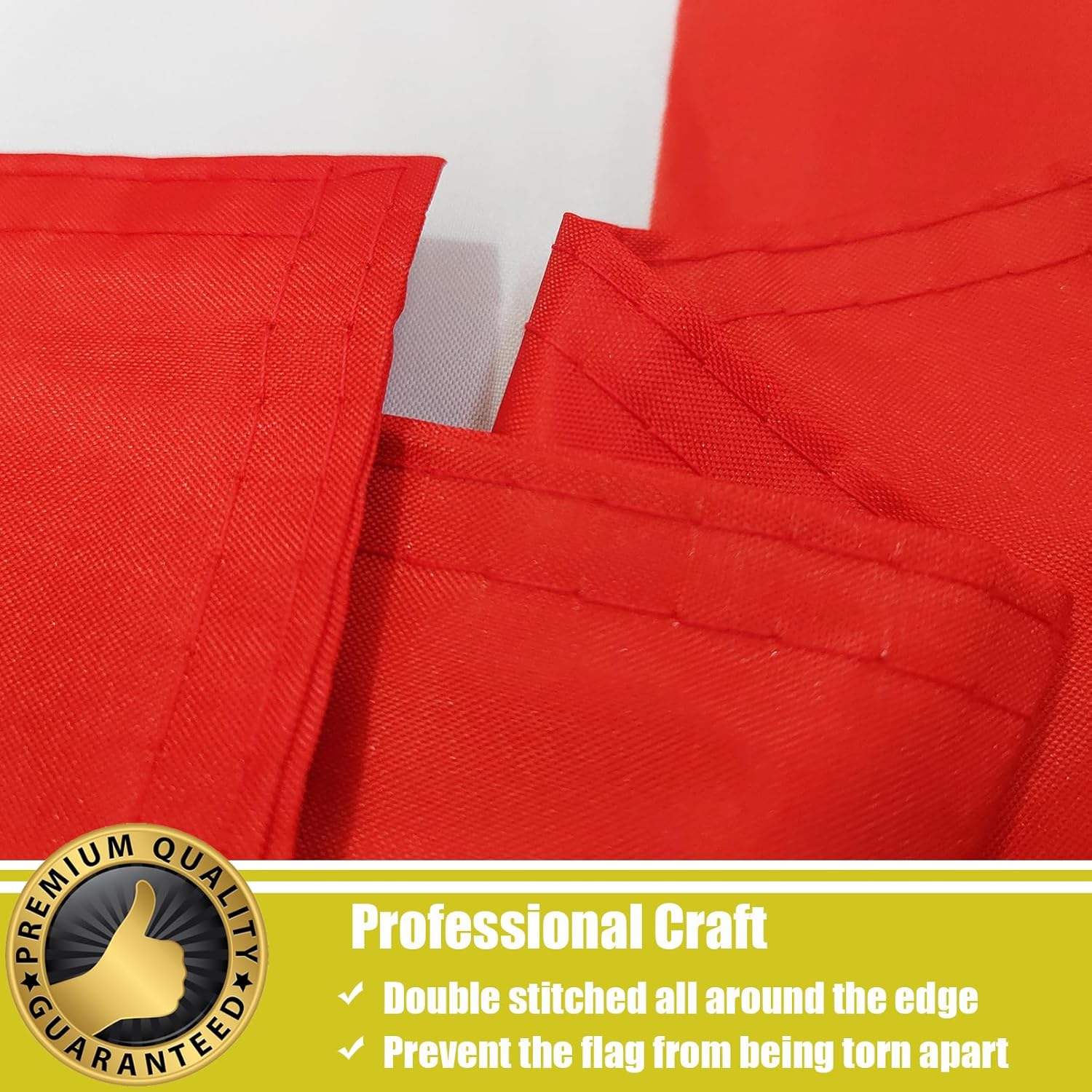 Denmark Danish Flag 3x5 Ft Outdoor, Heavy Duty 3 Ply Polyster Danish National Flags, Double Sided Vibrant Color Denmark Country Flag Double Stitched Brass Grommets