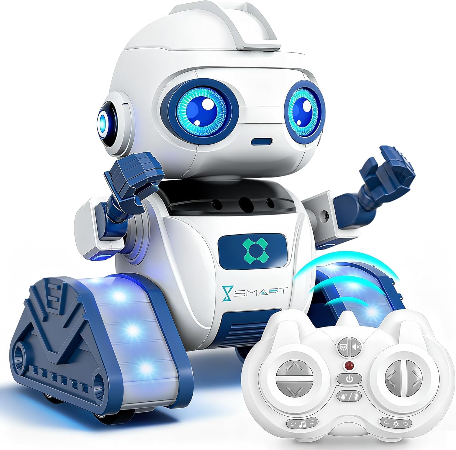 Ophy Robot Bambini, Funzione di Proiezione Innovativa, Robot Telecomandato con Controllo Gestuale, Occhi a LED, Musica, Robots Halloween Giocattoli per bambini e bambine di 3 4 5 6 7 8 9 10 11 12 anni