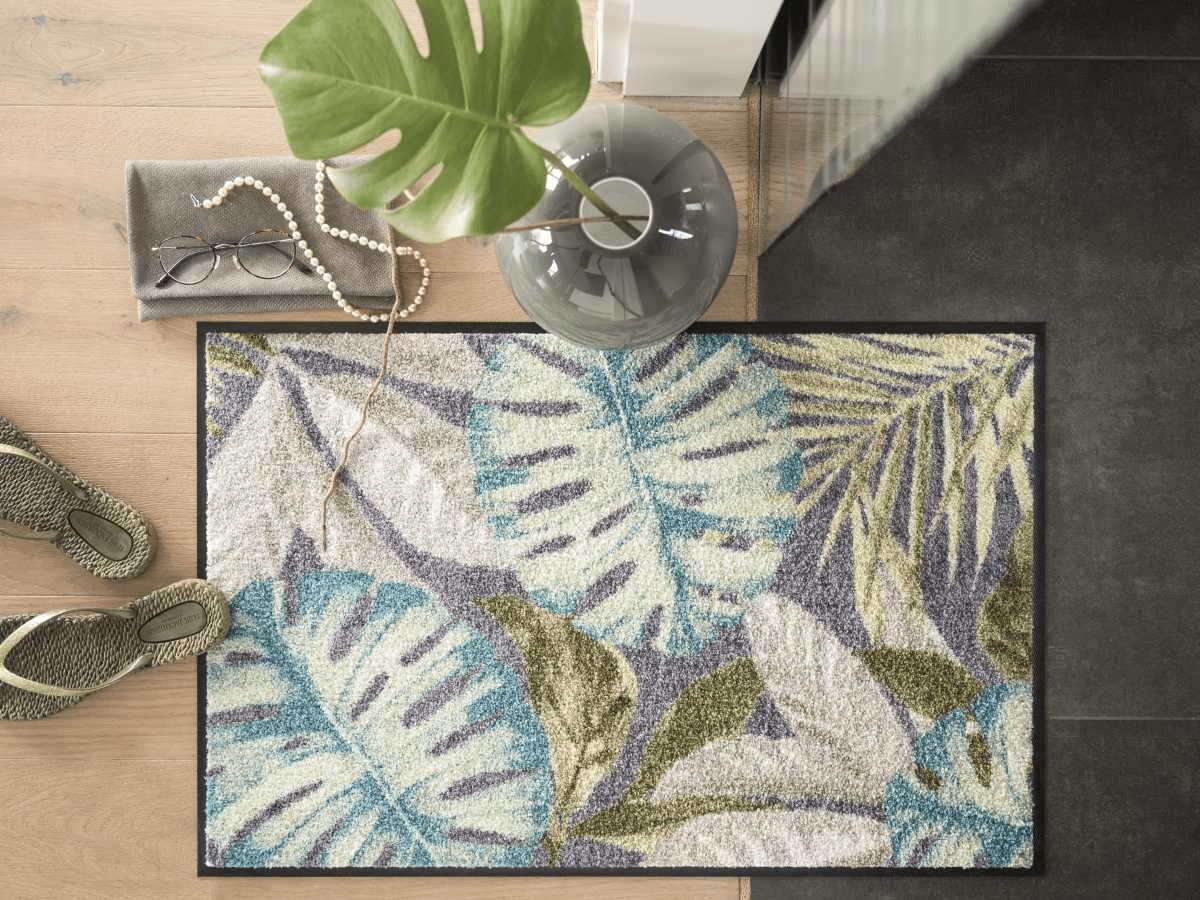 Salonloewe Fussmatte Coco anthrazit I Schmutzfangmatte & Fußabtreter für Innen 50 x 75 cm
