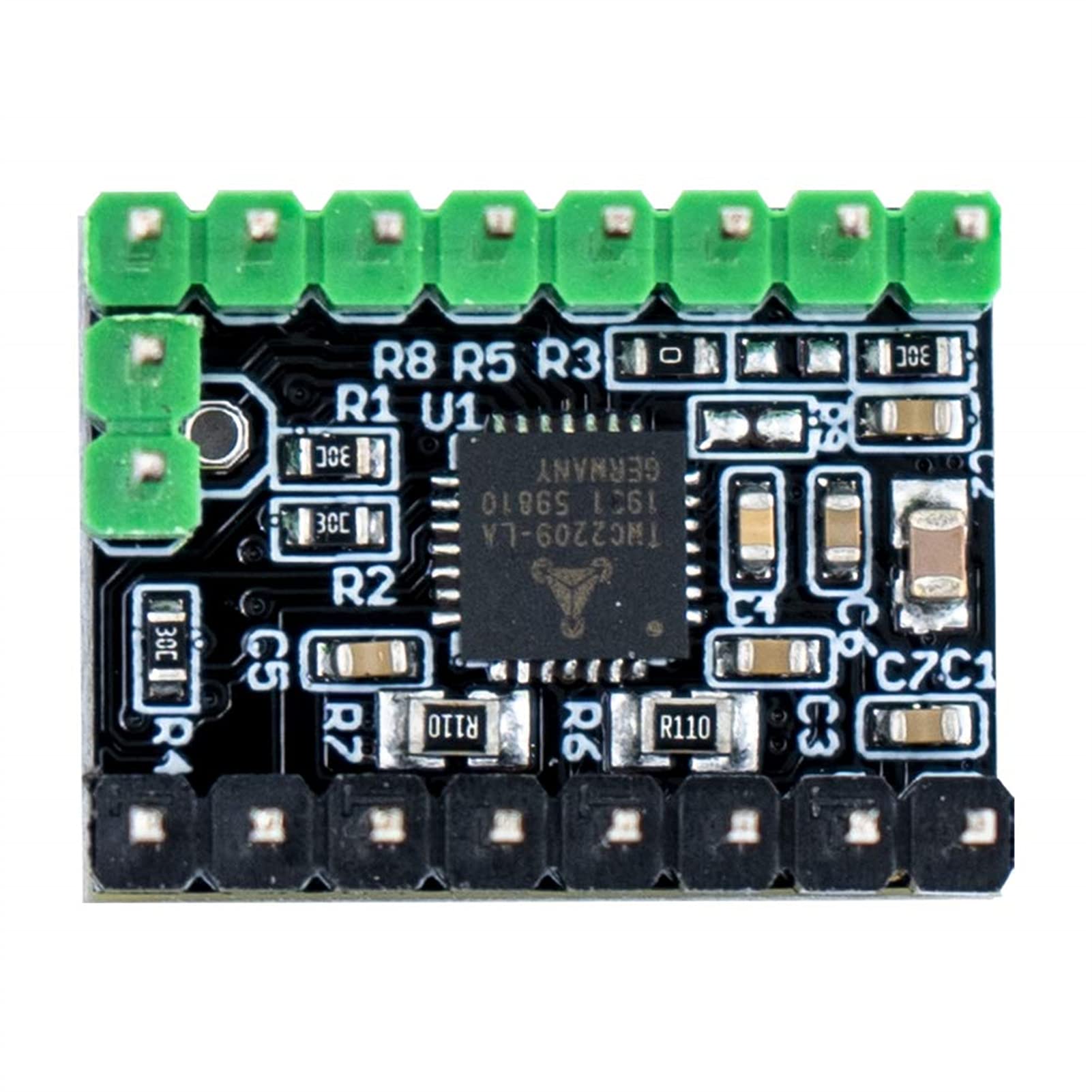 DEWIN Tmc2209 Stepper Motor Drivers Mute Driver,Modulo Driver Motore Passo-Passo Tmc2209 Drivers Stepper con Dissipatori di Calore Driver per Stampante 3D (5pcs)