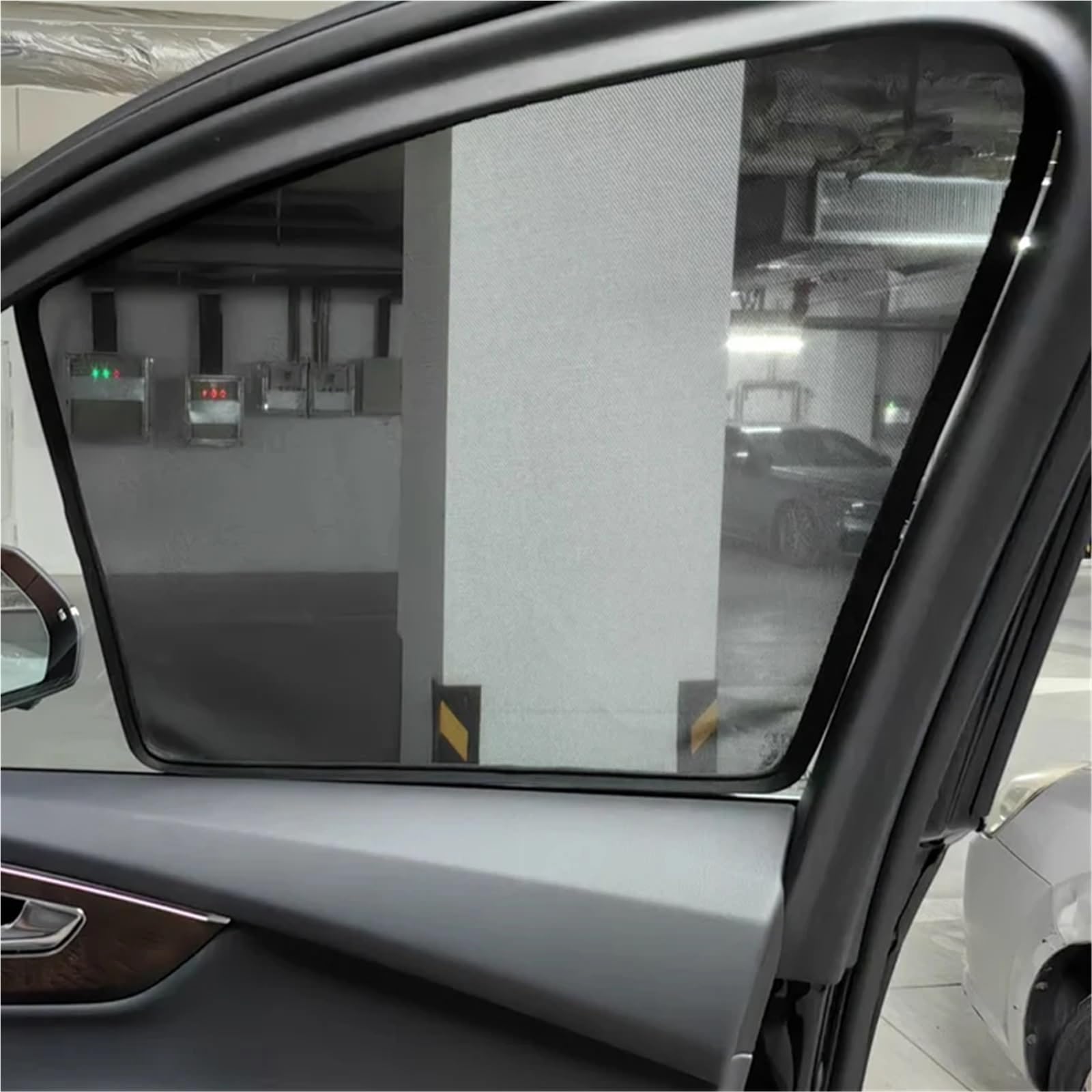 Zaslony Dzielace Samochód Pasuje do Lynk Co 02 MK2 Z20 E335 2024 2025 2026 Osłona przeciwsłoneczna na boczną szybę Siatka magnetyczna Osłona przeciwsłoneczna(1pcs Rear)