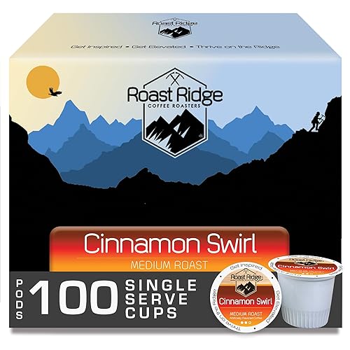 Miniatura 34 de Roast Ridge Cápsulas de café de una sola porción para cafeteras Keurig K-Cup, paquete variado, tostado medio, 100