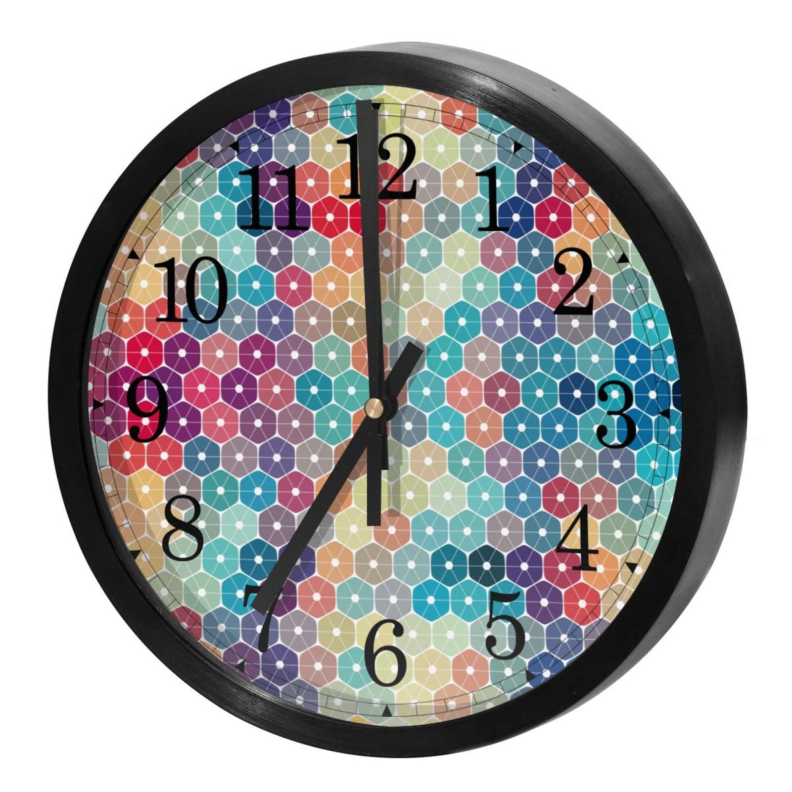 Horloge murale silencieuse à quartz sans tic-tac pour éliminer les bruits du salon