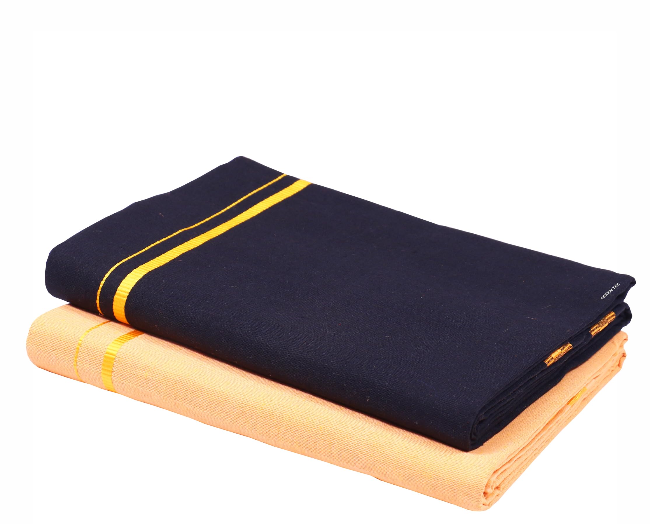 Premium colored cotton Dhoti - Pack of 2-image-41