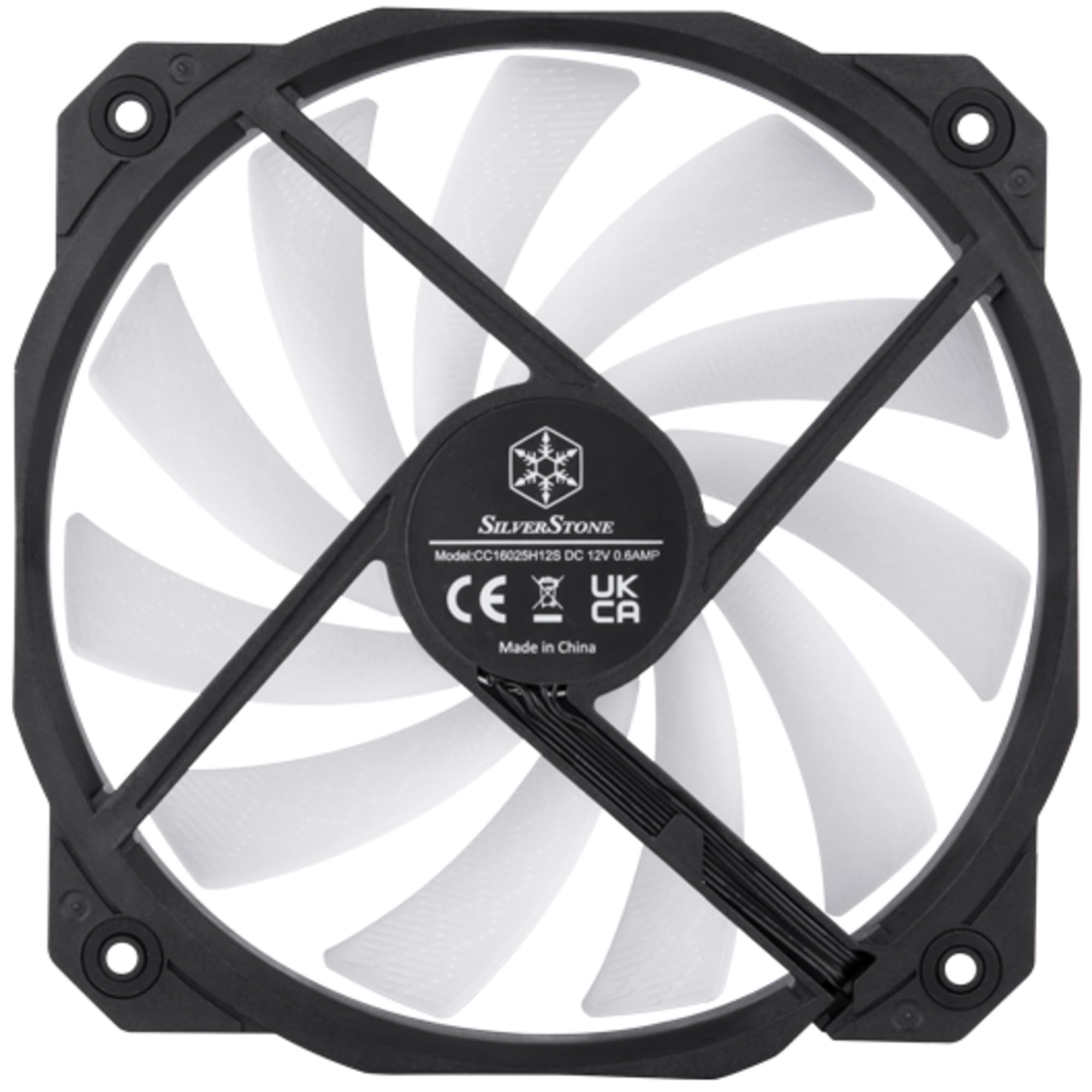 SilverStone SST-SF160B-ARGB - Shark Force Ventola 160 mm PWM ARGB
