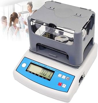 Electronic Density Meter,High-Precision Solids Densimeter Electronic Solid Density Meter Digital Density Meter for Measuring Plastic Rubber600g,300g