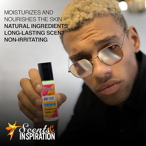 Miniatura 48 de Scents & Inspiration Aceite de fragancia roll-on – Nuestra versión de un millón para hombres Larga duración y sin alcohol Tamaño de viaje