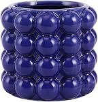 Bubble Vase, Vase en céramique beige pour les fleurs, Vases courts pour Boho Decor, Vass décoratifs pour les Fleurs, Salon, Chambre, Bureau, Cheminée, Mantel, Table à café, 5 Pouces