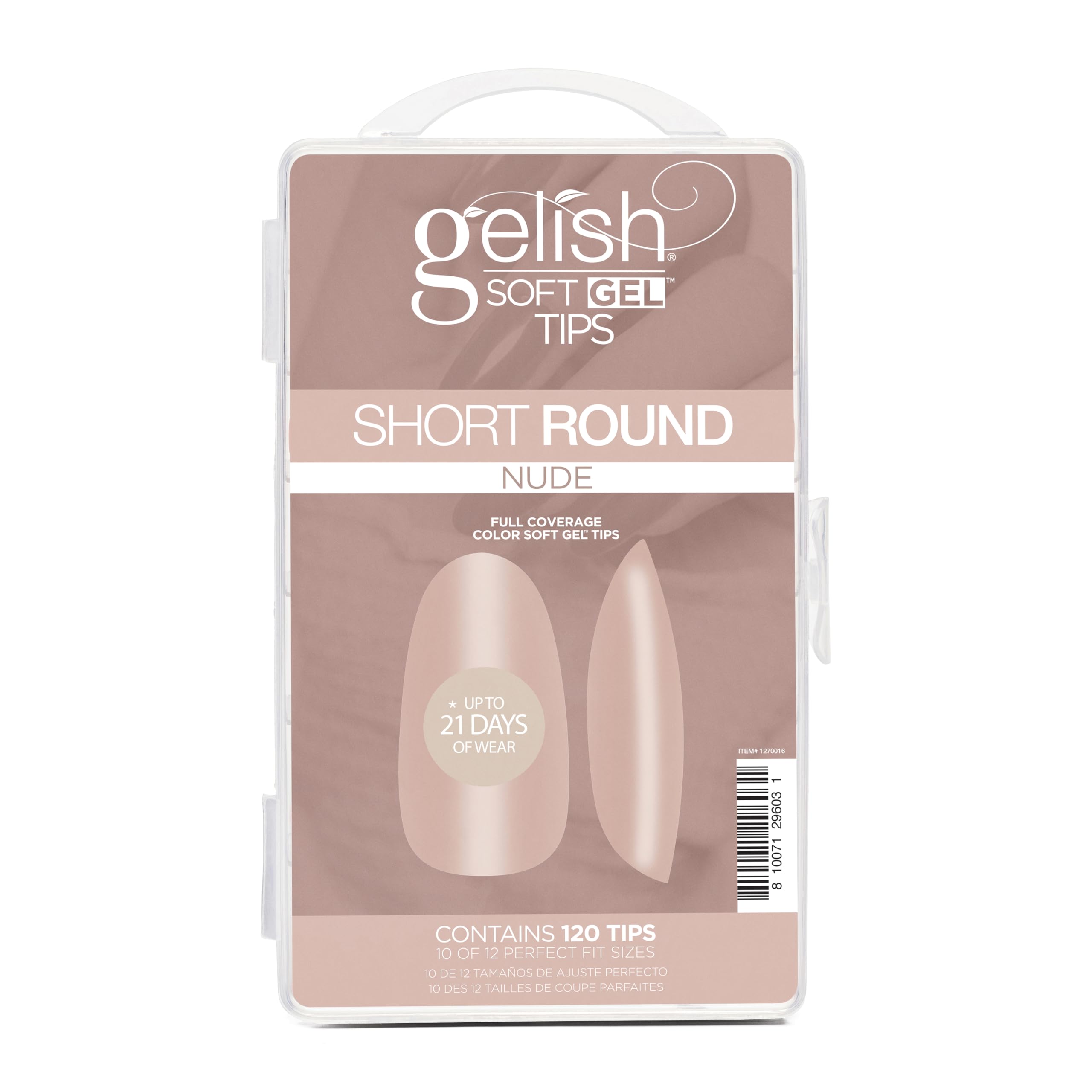 Gelish Soft Gel Tips - Press on Nails -12
