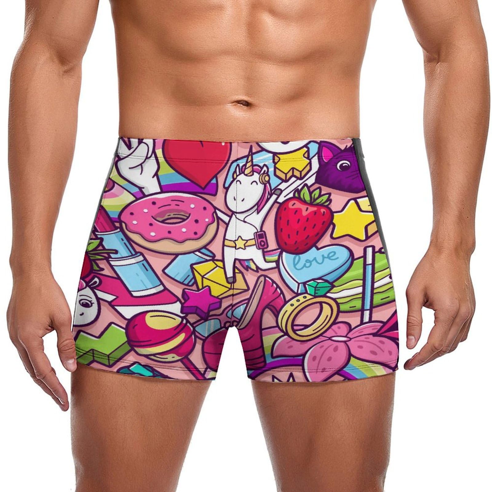Maillot de bain homme pourpre anti-irritation boxer confortable - 7
