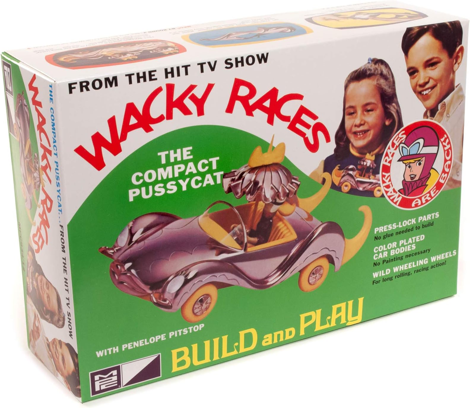 MPC Wacky Races - Compact Pussycat 1:25 Scale Snap Model Kit (MPC934)