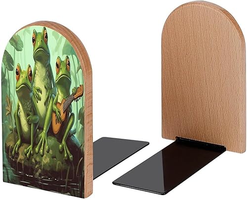 Miniatura 10 de Sujetalibros decorativos de madera de cerdo rosa con sombrero, para estantes, habitación de los niños, escritorio, oficina en casa, tapones de