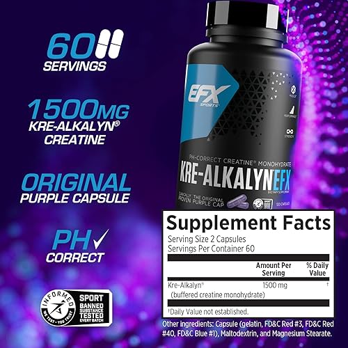 Miniatura 3 de Suplemento dietético All American EFX Kre-Alkalyn EFX 120 cápsulas