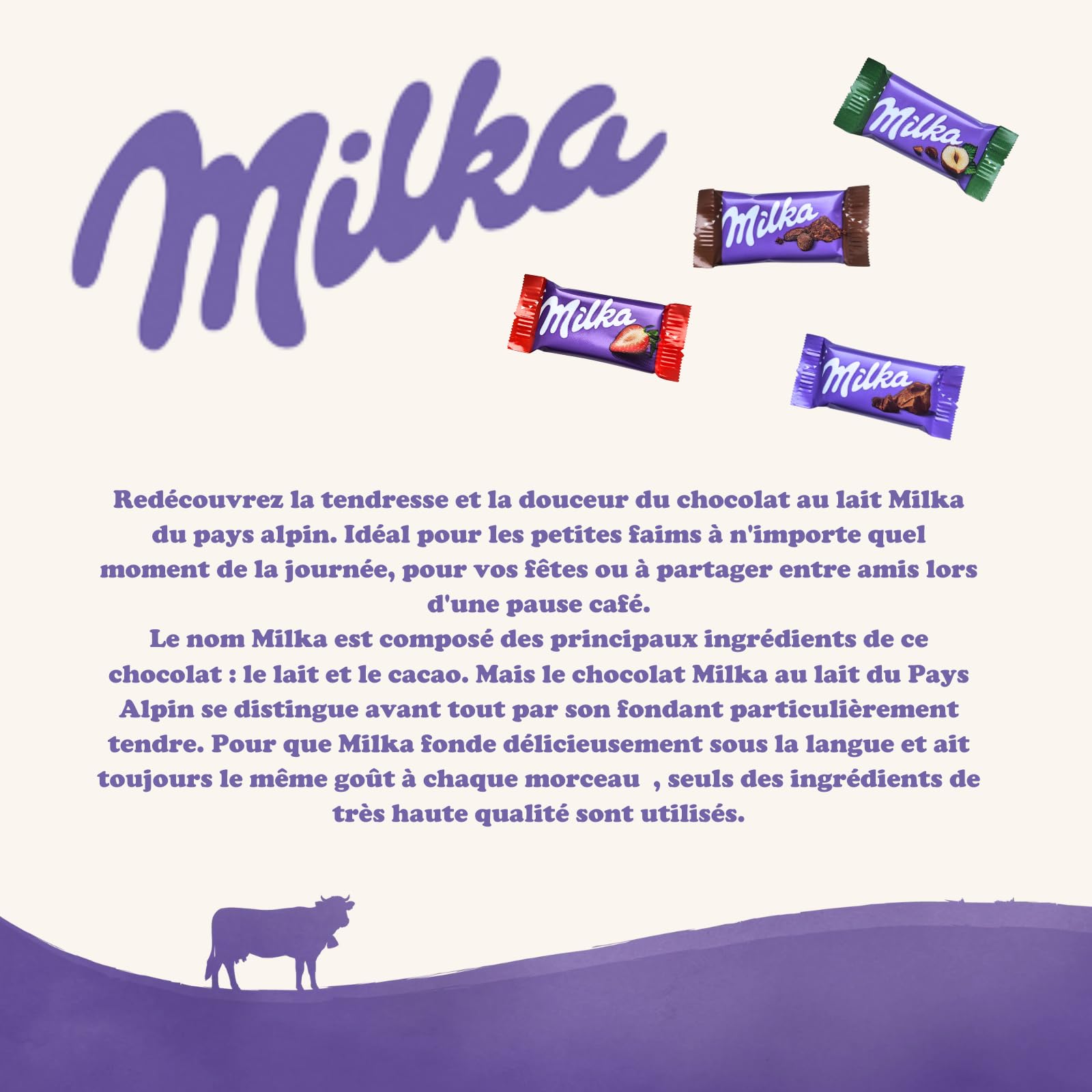 Coffret Gourmand et son assortiment de 60 chocolats Célébrations, Daim, Milka, Toblerone | Boîte "Je t’aime" Prête à Offrir pour la fête des Mères, la St Valentin, un anniversaire