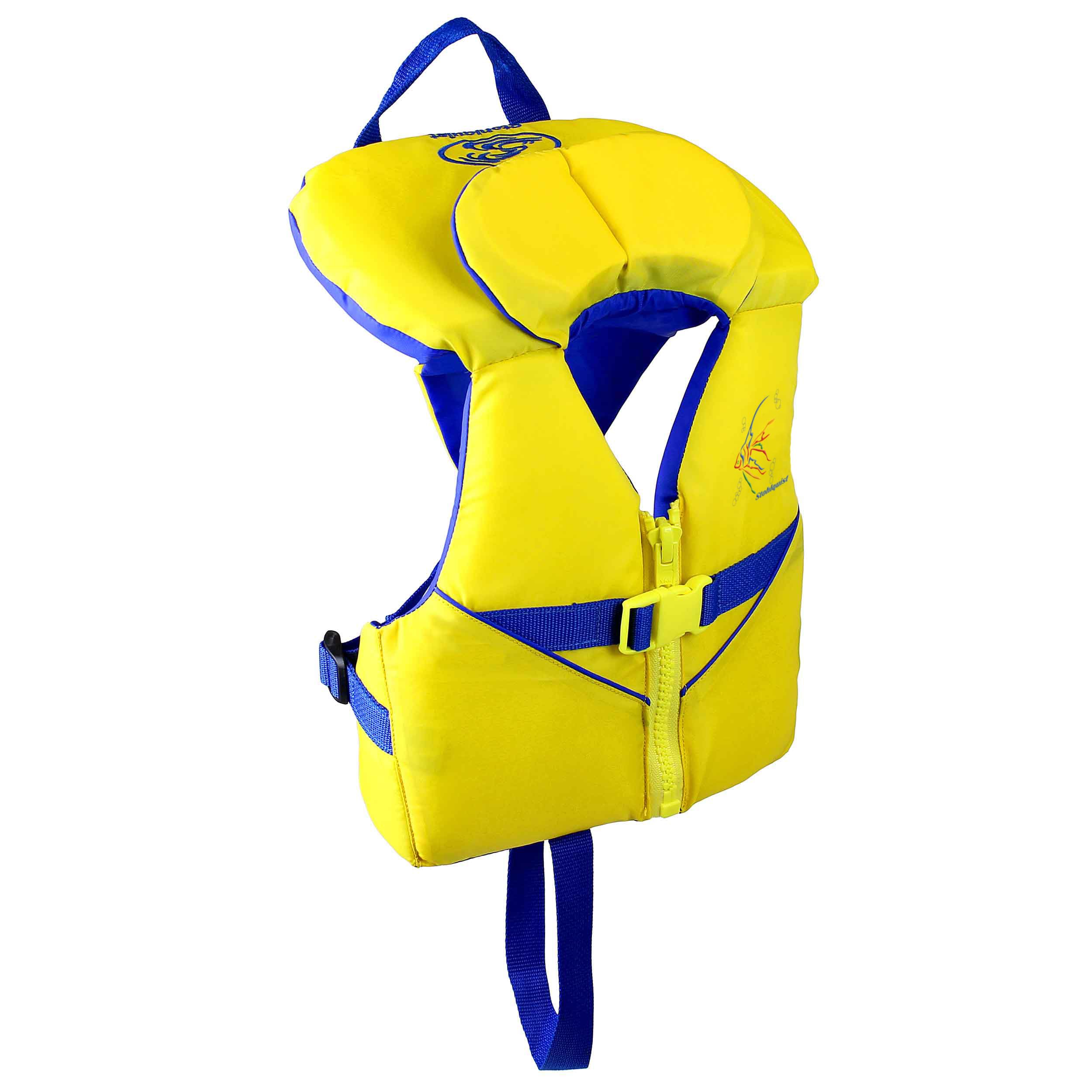 Stohlquist Infant PFD 8 - 30 lbs,, Yellow/Blue