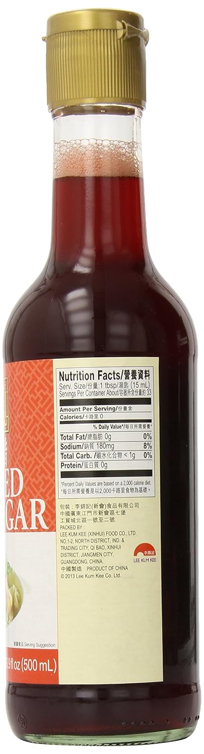 Lee Kum Kee Lkk Seasoned Red Vinegar, 16.9 Ounce (pack Of 12)