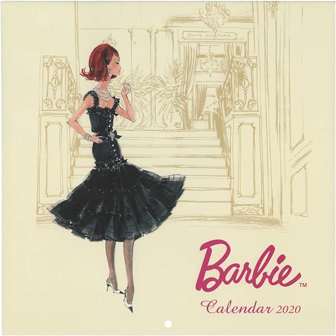 サンスター文具 バービー 年 カレンダー 壁掛け L S カレンダー 文房具 オフィス用品 Amazon