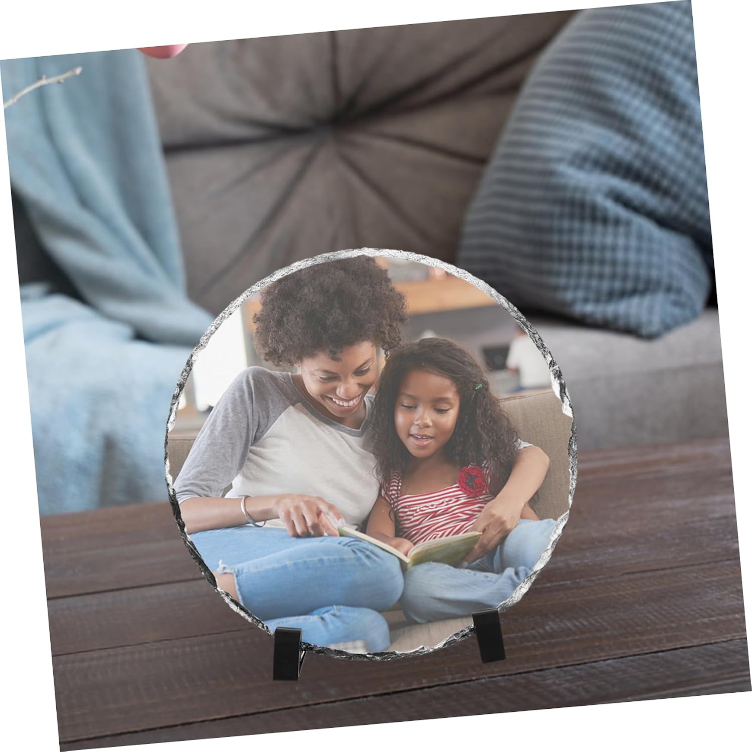 Sublimation Picture Blank Limestone Photo Frame for DIY Decor