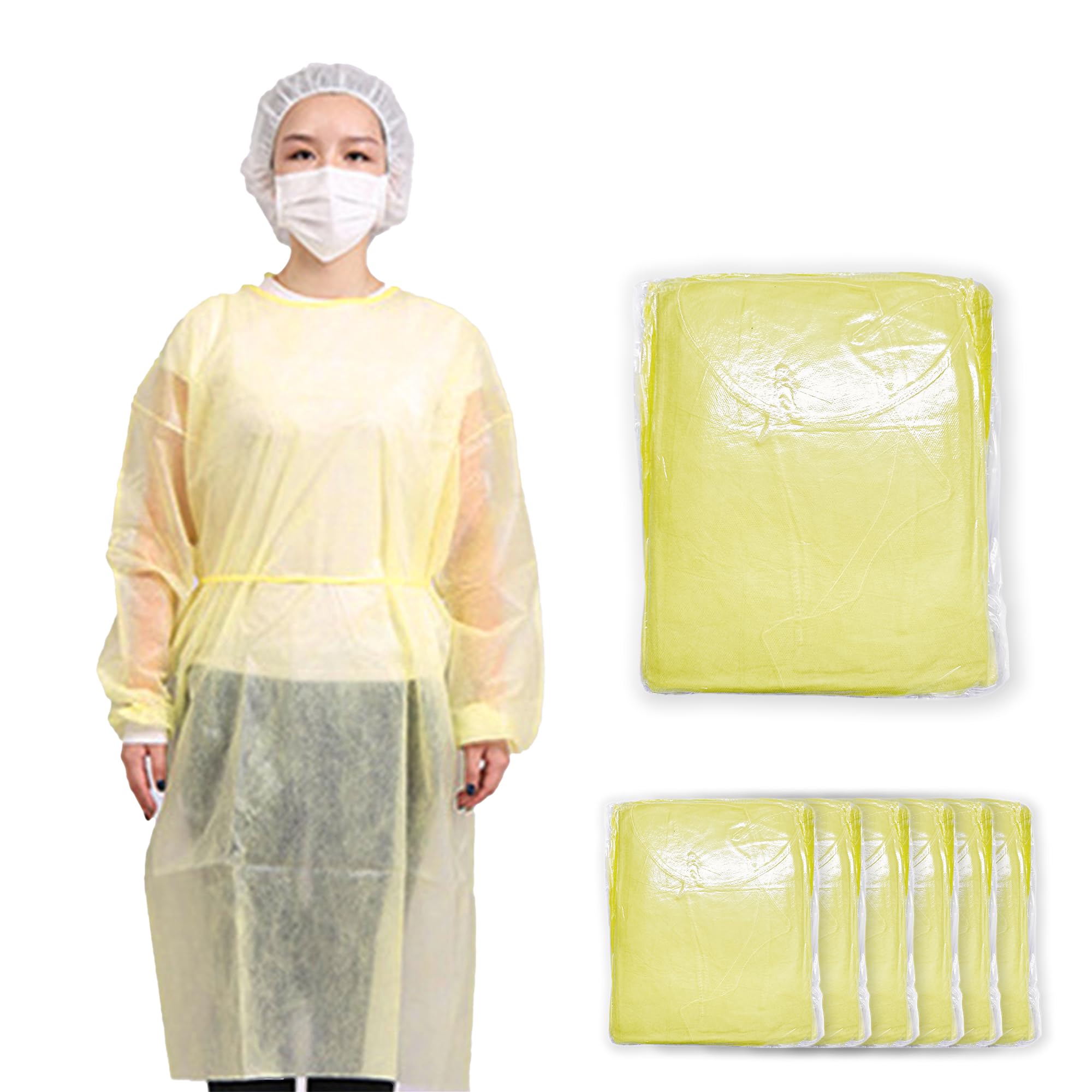Amazon.co.jp: KOVIDSUN PP イソレーションガウン 不織布製 不織布