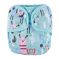 Vista 21 de Pañal para bebé, talla única, 8 libras a 36 libras (búho conejo zorro)
