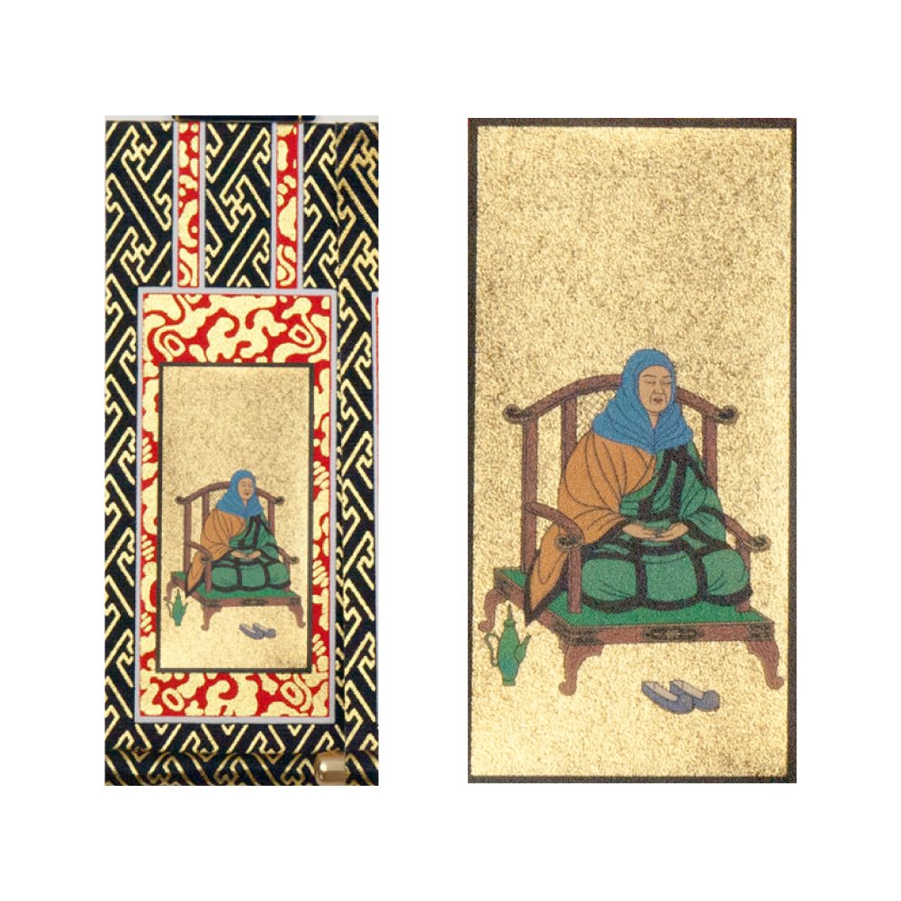 Amazon｜木谷仏壇 三幅掛け軸セット 天台宗 20代｜仏間・神道用掛軸