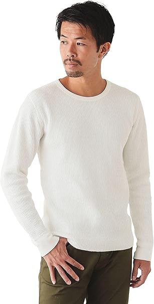 Amazon | [ビームス] の百名品 L/S TEE サーマルカットソー メンズ