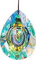H&D Hyaline & Dora 89mm K9 Crystal Prism Suncatcher - Hanging Chandelier Rainbow Maker for Windows, Gardens, Cars