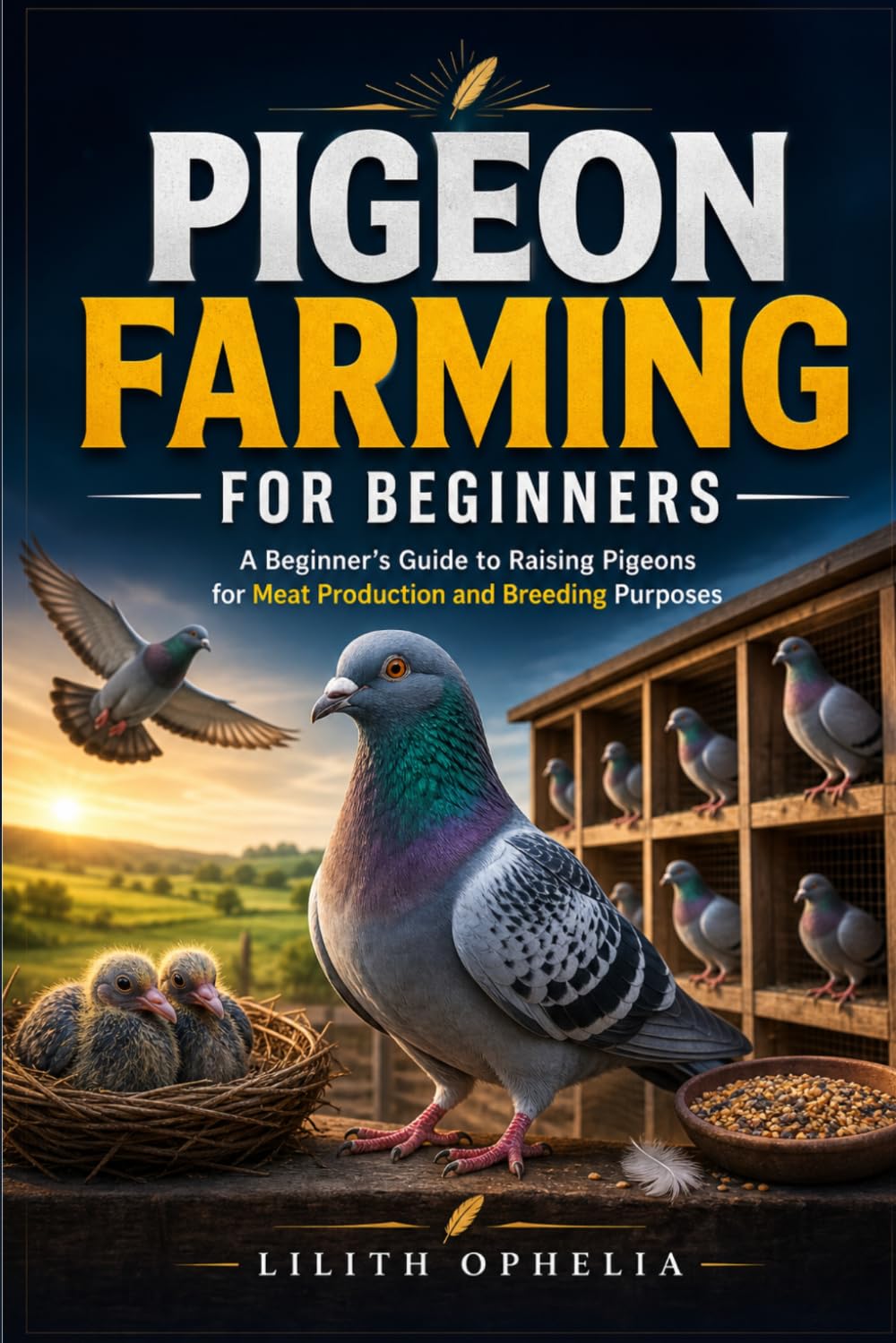 Pigeon Farming For Beginners: A Beginner’s Guide to Raising Pigeons for Meat Production and Breeding Purposes