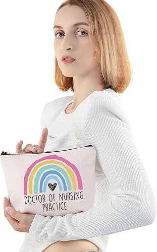 Miniatura 4 de JNIAP DNP Bolsa de maquillaje para enfermera, regalos de práctica de enfermería, regalo de enfermera DNP, regalos de semana DNP, kit de