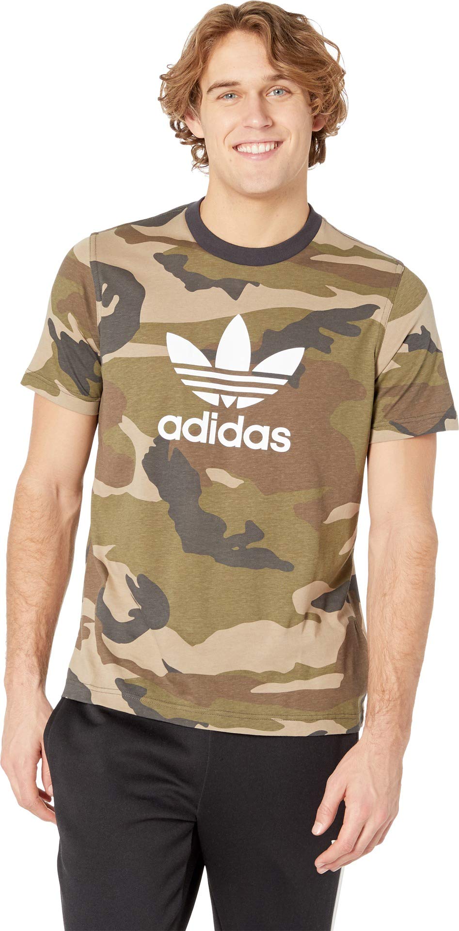 Camo Trefoil Tee Adidas Camo Boyfriend T Shirt Adidas Pastel Camo