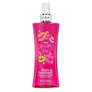 BODY FANTASIES SIGNATURE Fragrance Body Spray Pink Vanilla Kiss Fantasy 8 Fluid Ounce