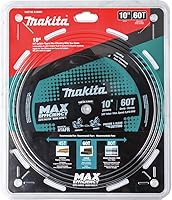 Vista 4 de Makita B-66961 Hoja de sierra ingletadora de máxima eficiencia con punta de carburo 60T de 10
