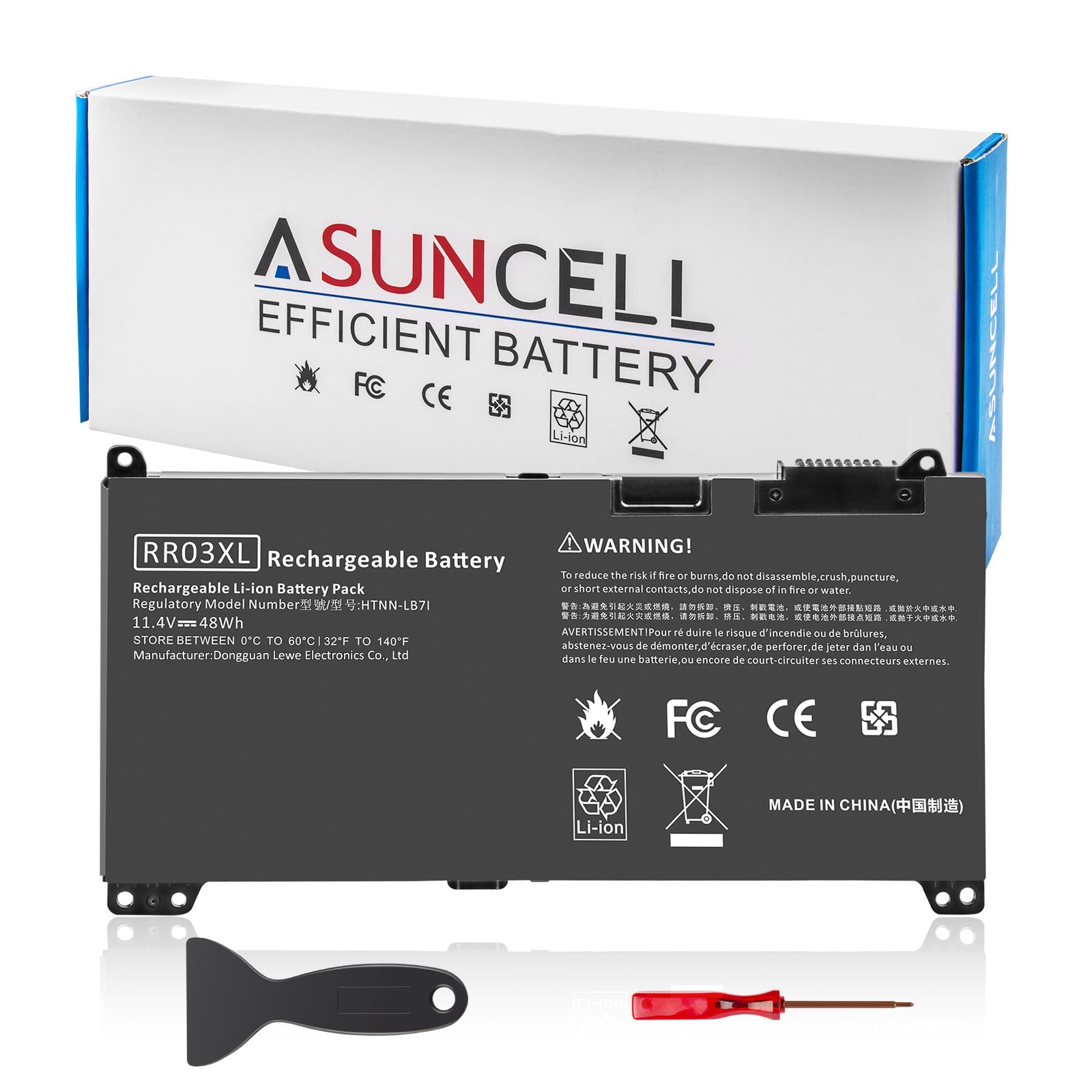ASUNCELL RR03XL Battery for HP ProBook 430 G4 440 450 455 470 G4, HP ProBook 440 450 470 851477-421 851477-541 851477-831 851477-832 851610-850