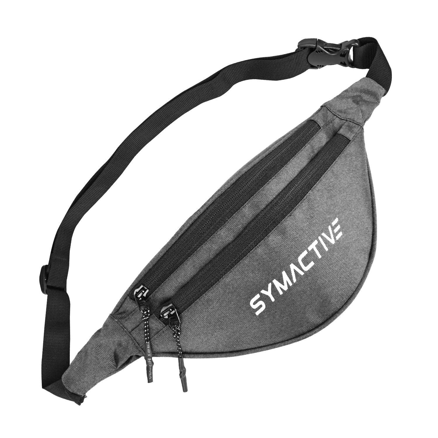 Amazon Brand - Symactive Waist Bag for Men & Women with Crossbody Strap Water-Resistant Fanny Pack BumBag Travel for Motorcycling Outdoor Cycling and Camping (Grey) (B0CV5FJQBJ) Amazon Price History, Amazon Price Tracker