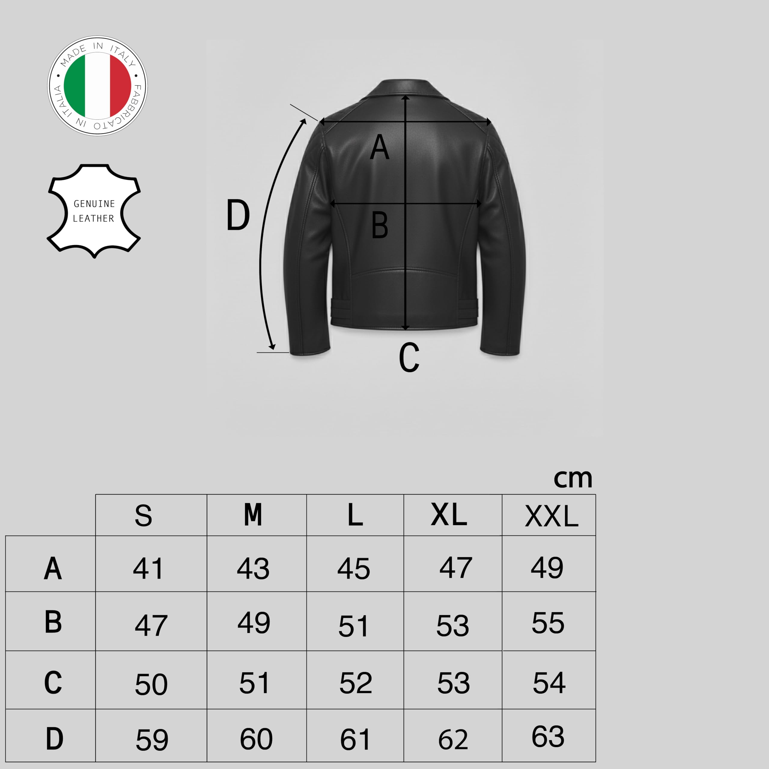 Damskie paznokcie z czarnej prawdziwej skóry, Full Grain, Cropped Fit - Made in Italy