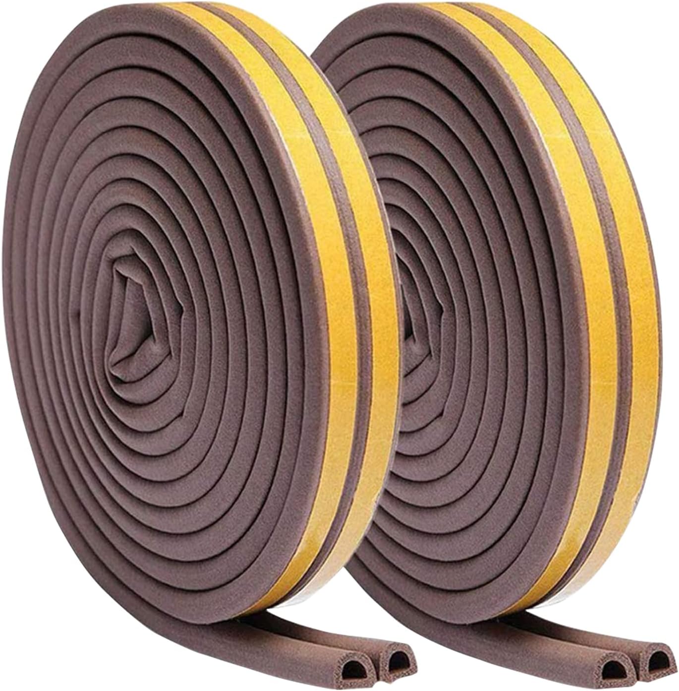 Fensterdichtung Gummidichtung Selbstklebend Braun E-Profil - Foto 8