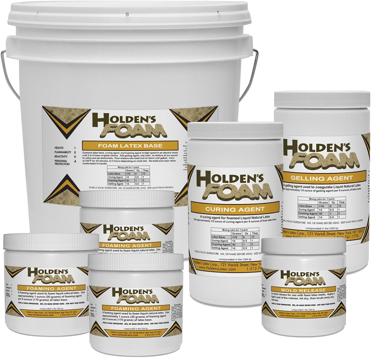 Holden's Foam Latex Kit (2 Gallons)
