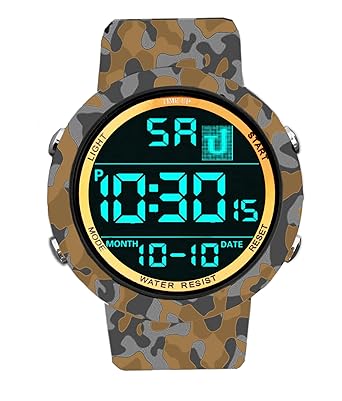Time Up Digital Dial 9-15 Years Kids Alarm Function Sports Watch for Boys & Girls-ADID-X