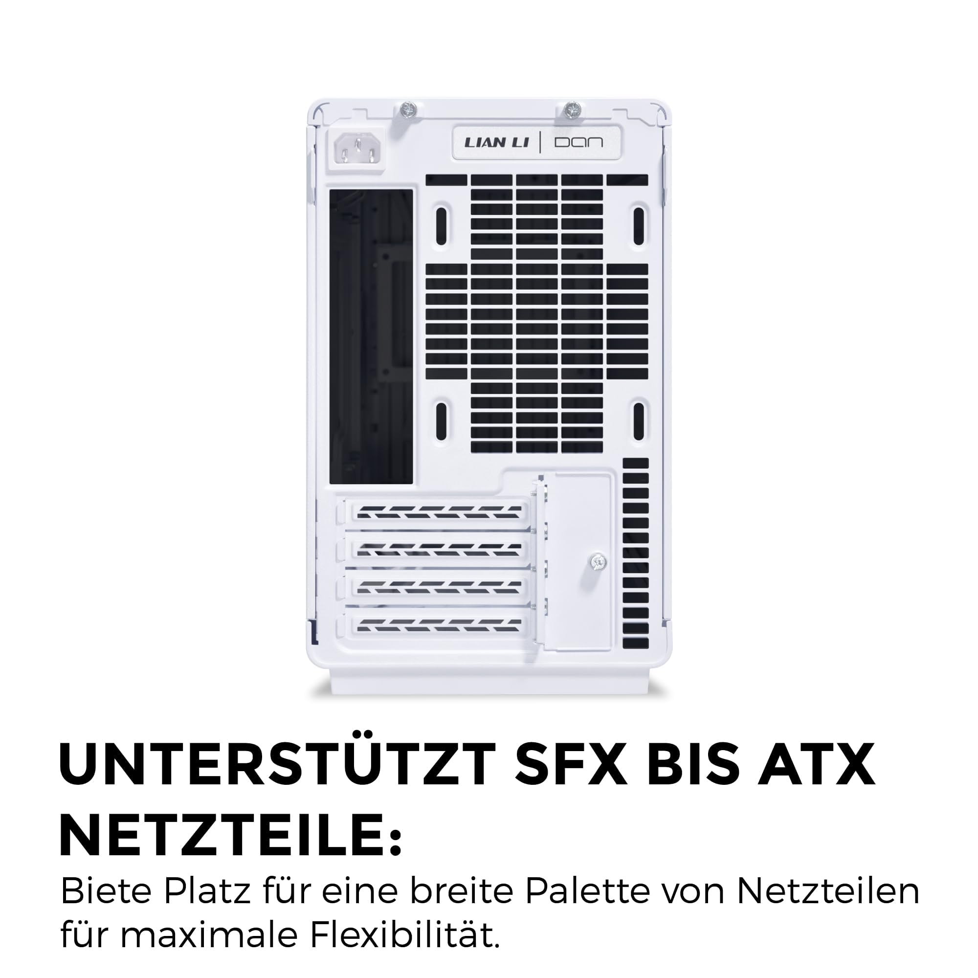 Lian Li Dan Cases A3-mATX Micro-ATX Gehäuse - weiß